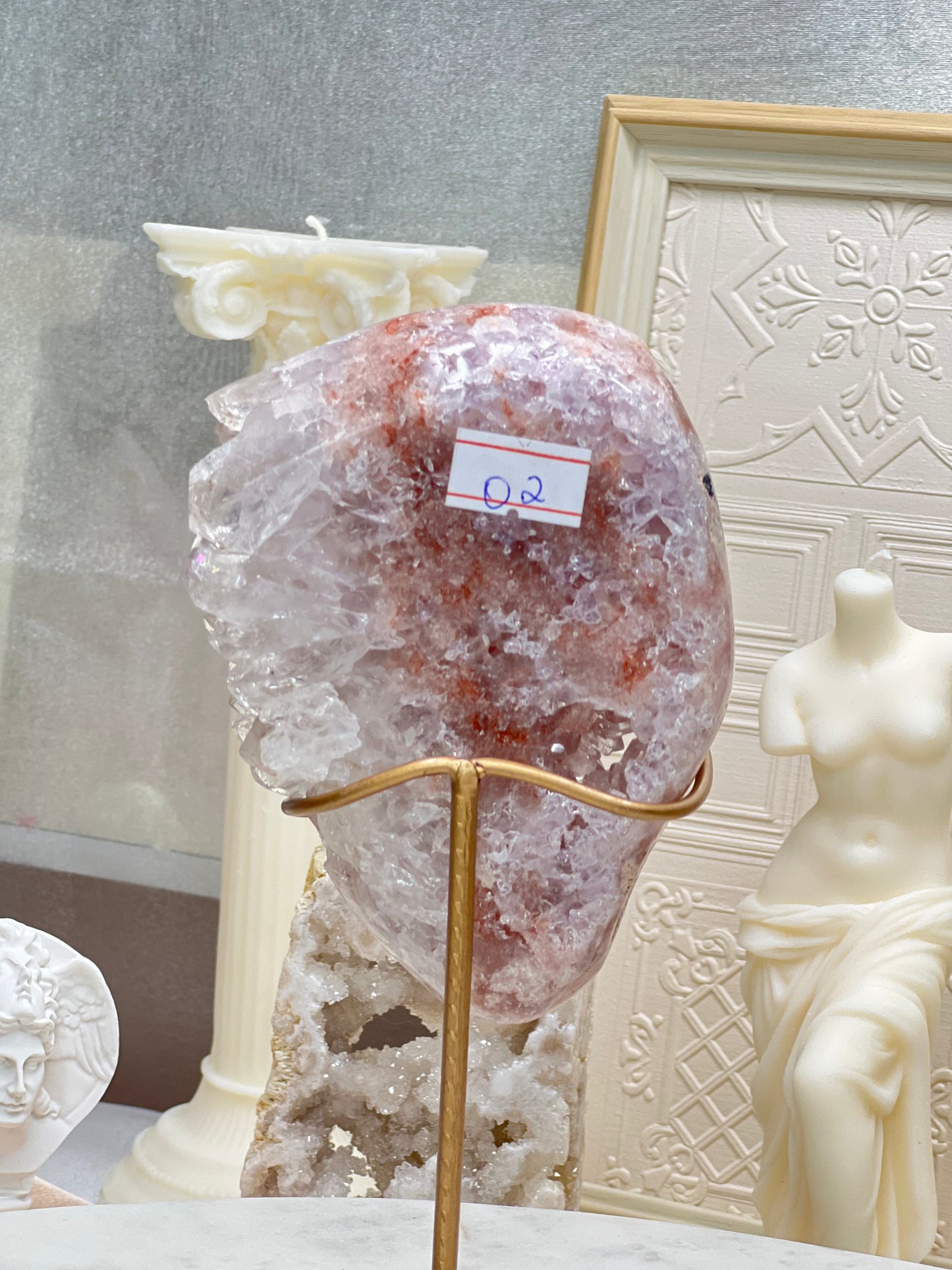 Small Pink Amethyst Slab