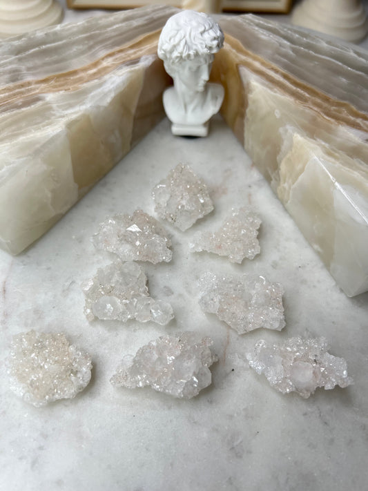 Diamond AAA Pink Apophyllite Crust