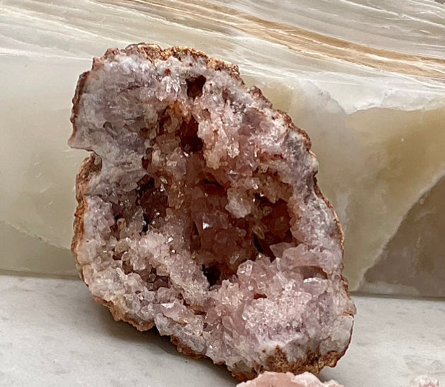 Pink Amethyst Geodes