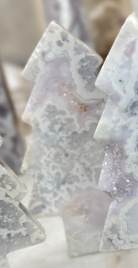 Plum Snow Agate Trees