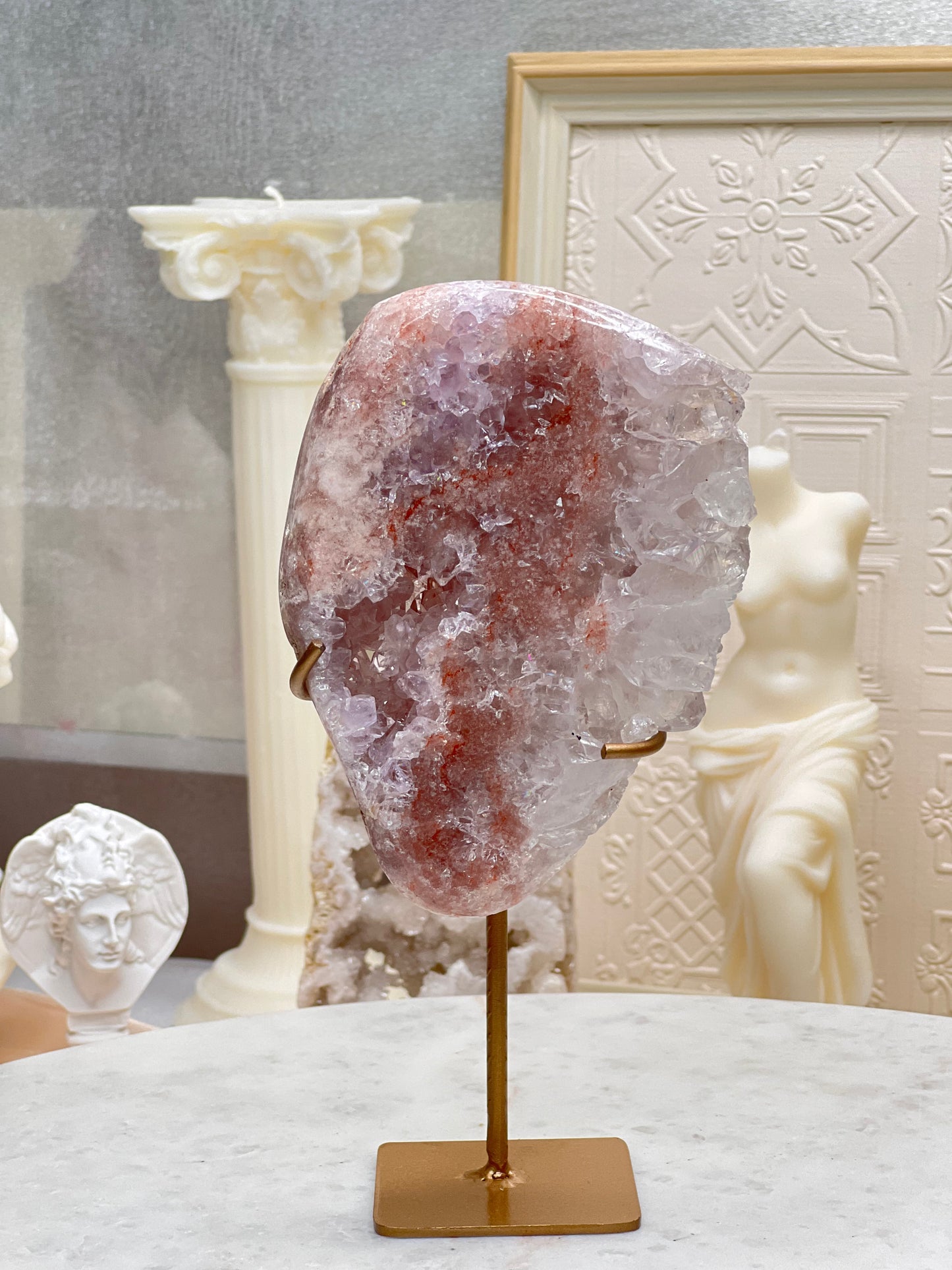 Small Pink Amethyst Slab