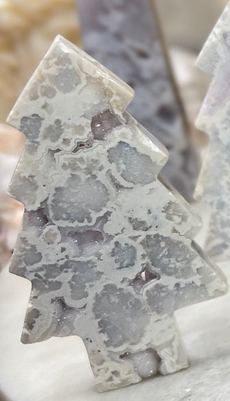 Plum Snow Agate Trees