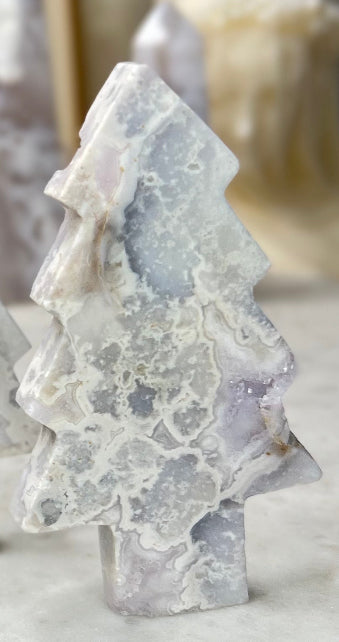 Plum Snow Agate Trees