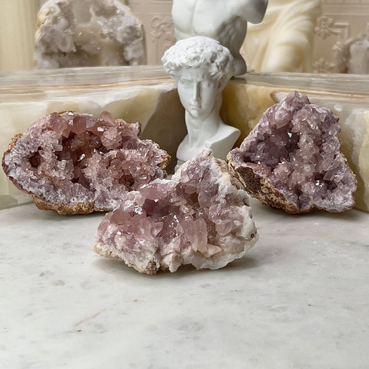 Pink Amethyst Geodes
