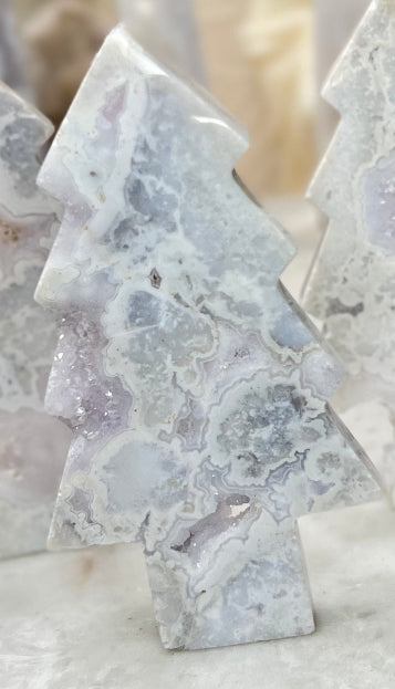 Plum Snow Agate Trees
